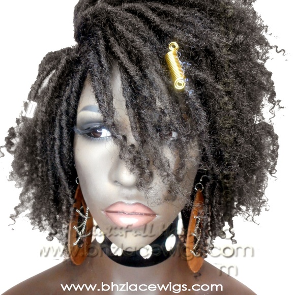 Kenyatta Full cap TWIST OUT wig faux locs dreads main image 6